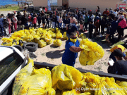 Half a ton waste for International Coastal Clean-up