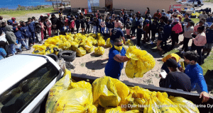 Half a ton waste for International Coastal Clean-up