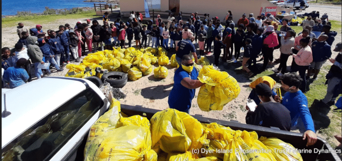 Half a ton waste for International Coastal Clean-up