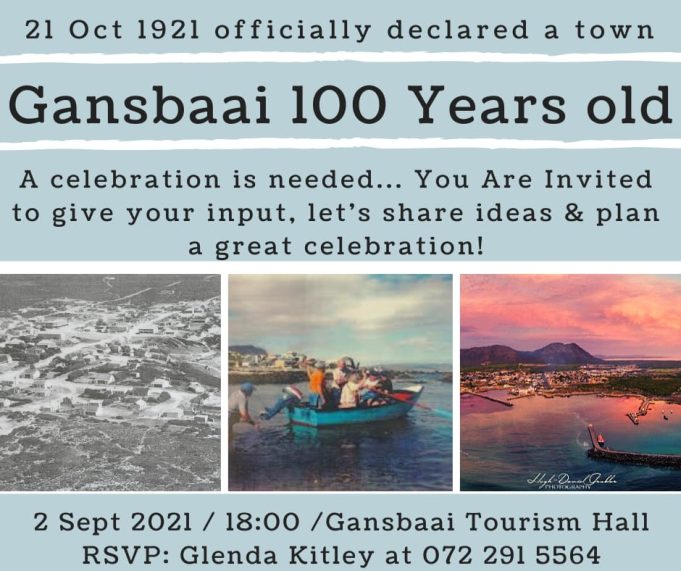 Gansbaai se 100ste ‘verjaarsdag’