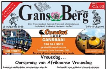 GANS-BERG NEWSPAPER 15 AUGUST 2025