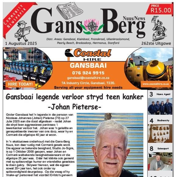 Gans-Berg Newspaper 1 August 2025