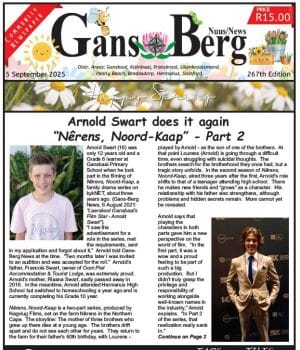 GANS-BERG NEWSPAPER 5 SEPTEMBER 2025