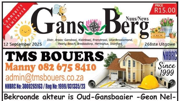 GANS-BERG NEWSPAPER / 12 SEPTEMBER 2025