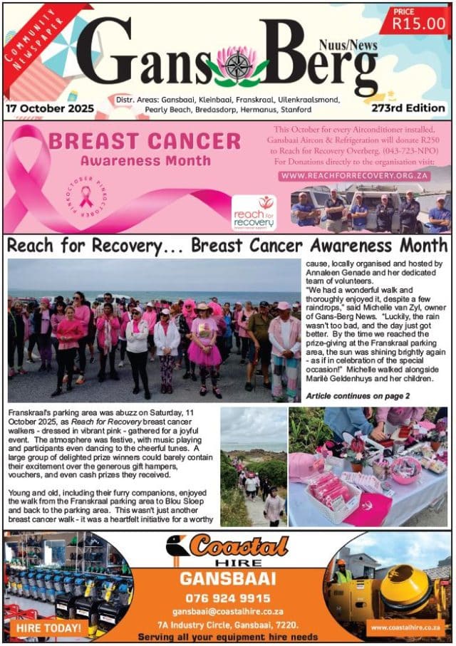 Gans-Berg Newspaper 17 October 2025