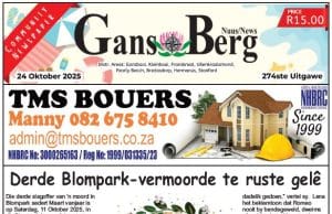 GANS-BERG NEWSPAPER 24 OCTOBER 2025
