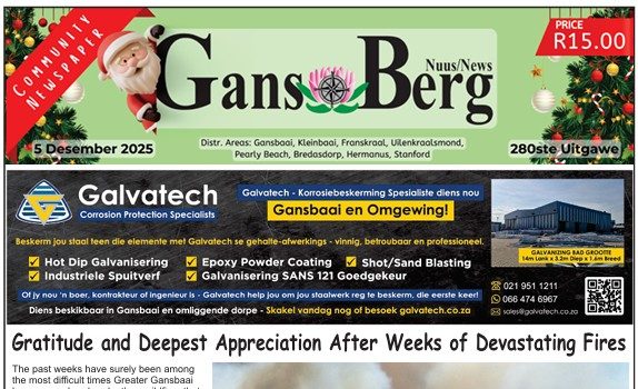 Gans-Berg Newspaper 5 December 2025